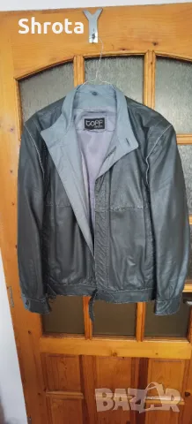 Кожено яке. сиво размер 40 L