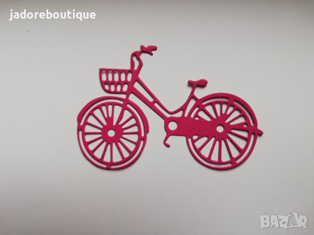 Елемент от хартия велосипед колело скрапбук декорация , снимка 2 - Други - 37895515