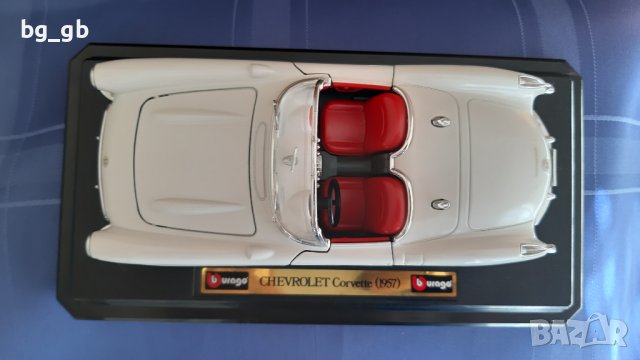 CHEVROLET CORVETTE (1957) BURAGO 1/24, снимка 2 - Колекции - 44160056