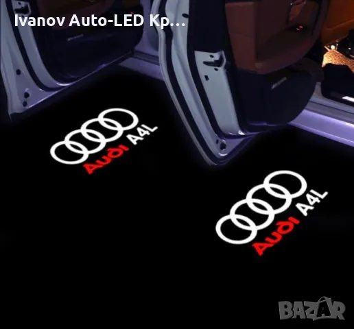 LED Лого Проектор Плафон За:Audi A3;A4;A5;A6;A7;A8;S3;S4;S5;S6;S7;S8;RS3;RS4;RS5;RS6;RS7;RS8;Q3;Q5, снимка 9 - Аксесоари и консумативи - 33261606