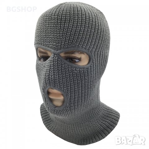 Зимна шапка маска - Gray Balaclava