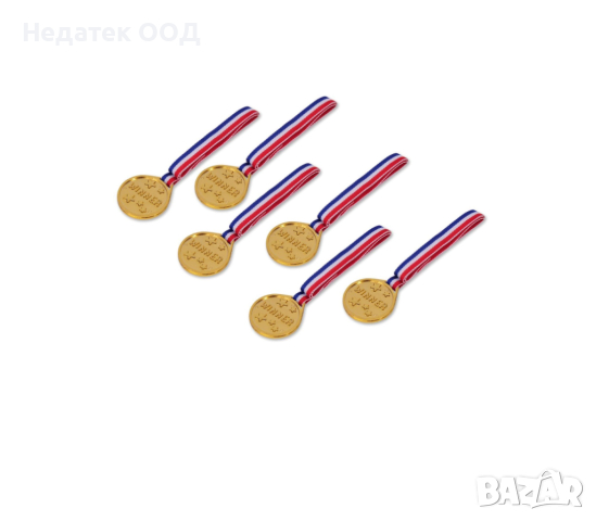 Златни медали, Пластмасови, 6 бр.