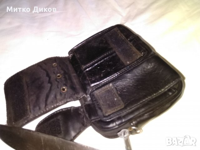 Чанта за колан естествена кожа Ню Гарити 140х110х25мм, снимка 5 - Чанти - 30168374