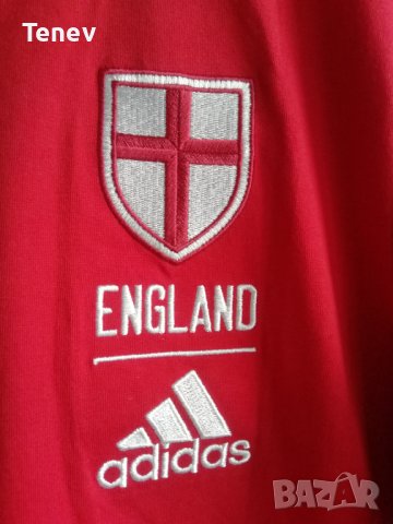 Adidas England Geometry Pattern Logo нова оригинална тениска размер М Англия , снимка 3 - Тениски - 44390694