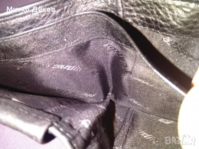 Портфейл марков Пиер Карден 125х95мм-естествена кожа с кутия, снимка 9 - Портфейли, портмонета - 37881134