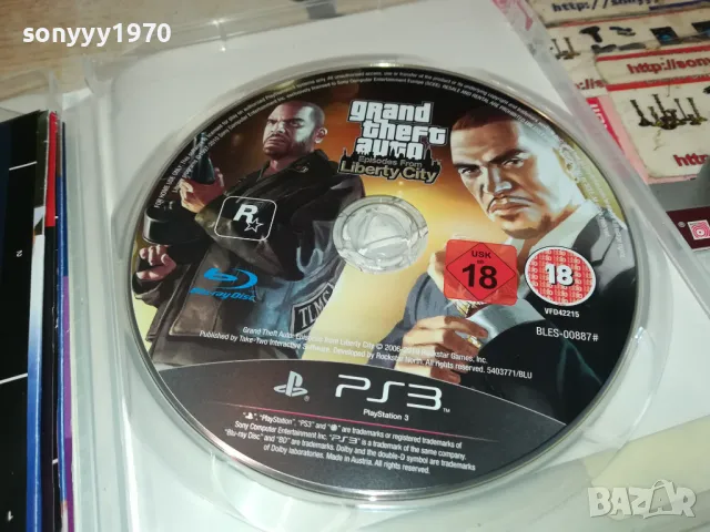 GTA LIBERTY CITY-SONY PS3 GAME-ВНОС GERMANY 2402251749, снимка 2 - Игри за PlayStation - 49260116
