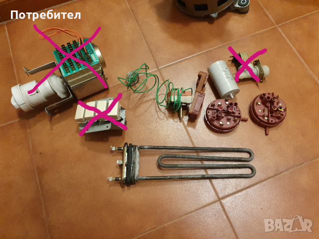 Gorenje WA583 WA-583 пералня на части