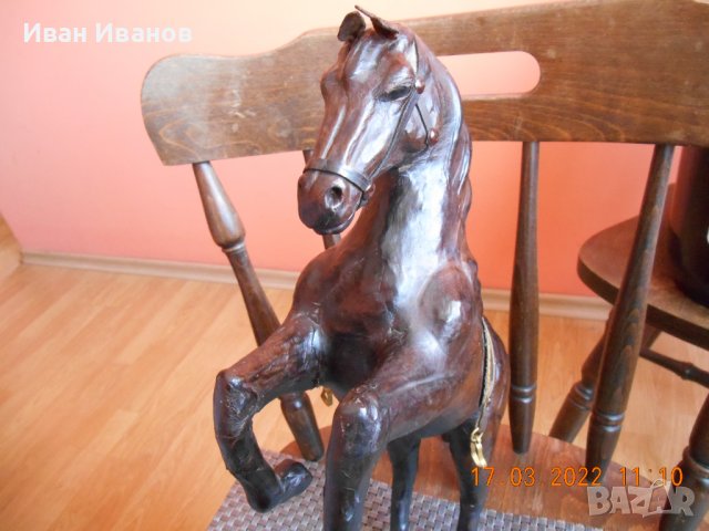Leather horse vintage, снимка 7 - Други ценни предмети - 39428308