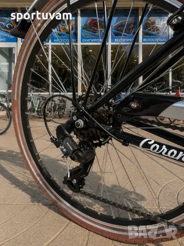 Градски велосипед Leader Madeira 26 Shimano 7 скорости черен, снимка 2 - Велосипеди - 55803004
