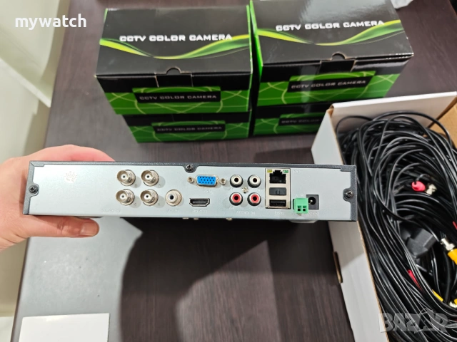 Комплект за видеонаблюдение, снимка 6 - Комплекти за видеонаблюдение - 53210726