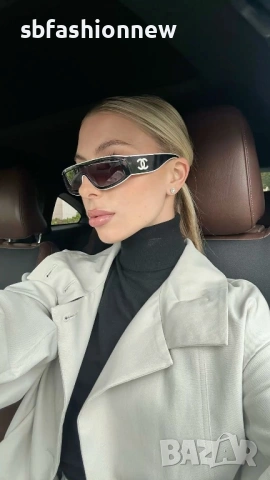 Chanel черно бели очила