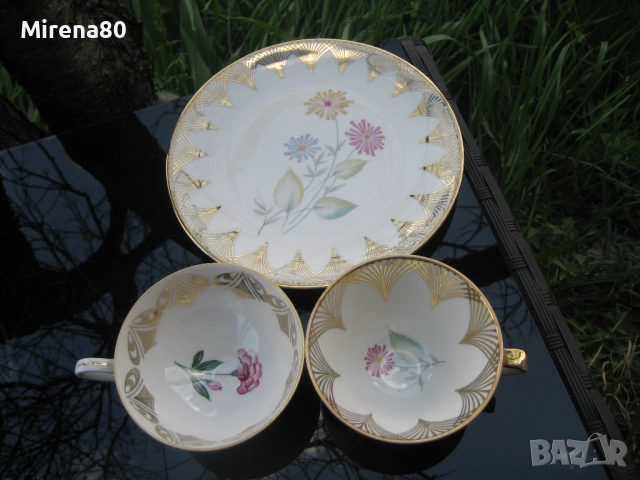 Баварски винтидж сет, снимка 3 - Чаши - 51497813
