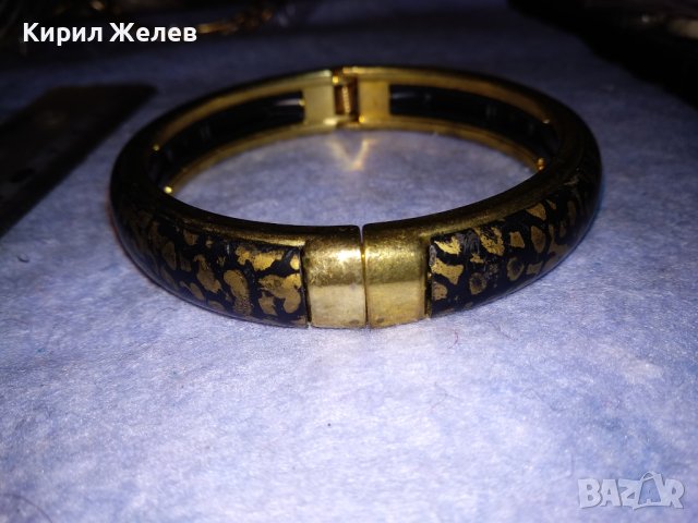 ЕФЕКТНА ПОЗЛАТЕНА ФЕШЪН АРТ СТОМАНЕНА МАСИВНА ГРИВНА 37934, снимка 3 - Гривни - 40837187