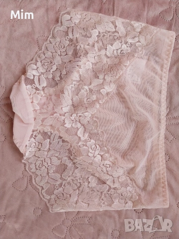 М Розова дантелена бикина , снимка 6 - Бельо - 53941777