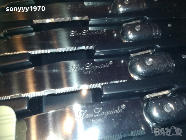 laguiole black/ЧЕРНИ-6бр ножове 0802211801, снимка 5 - Колекции - 31733559
