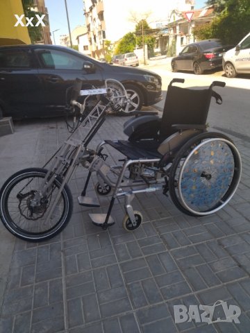 Ръчен велосипед за трудно подвижни хора, снимка 8 - Инвалидни колички - 36679895