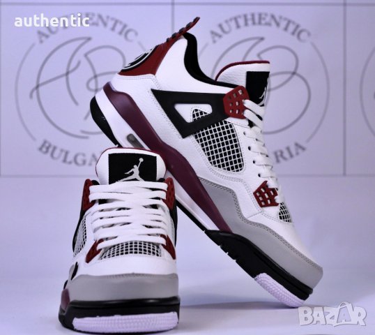Nike Jordan Retro 4 PSG, Pure Money, Black Canvas, снимка 4 - Спортни обувки - 39215036