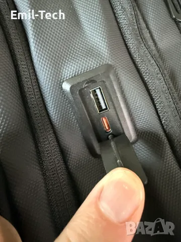 Разширяема раница за лаптоп 15.6″ 32.4L USB-A / USB-C, снимка 11 - Раници - 55960820