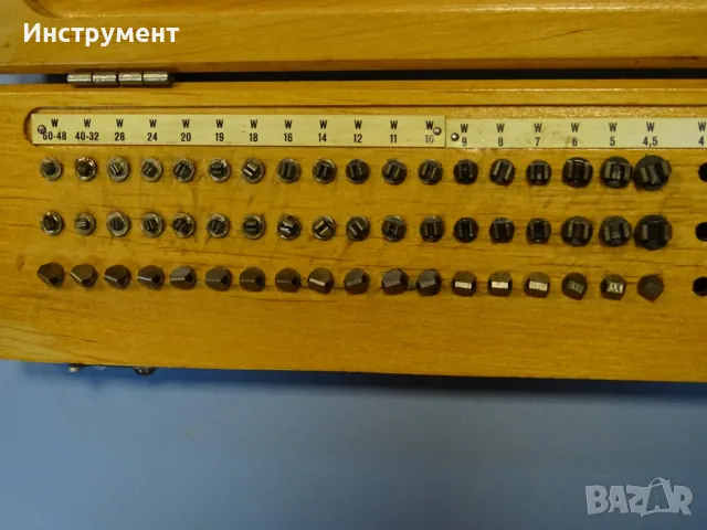 Комплект накрайници за резбомер VEB Suhl W4.5-W48/60, снимка 2 - Други инструменти - 49129051