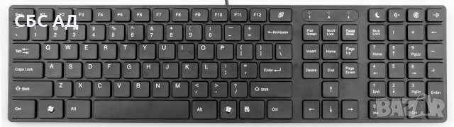 Tънка луксозна клавиатура, снимка 1 - Клавиатури и мишки - 35475225