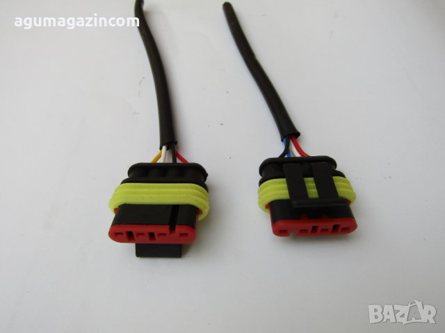 AMP Superseal конектор   4-PIN с 20 см кабел, водоустойчив