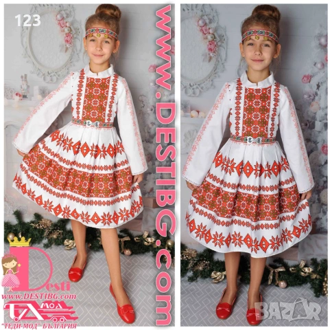 Детска Народна Носия ТЕДИ-МОД за момичета и момчета, снимка 5 - Детски комплекти - 53912802