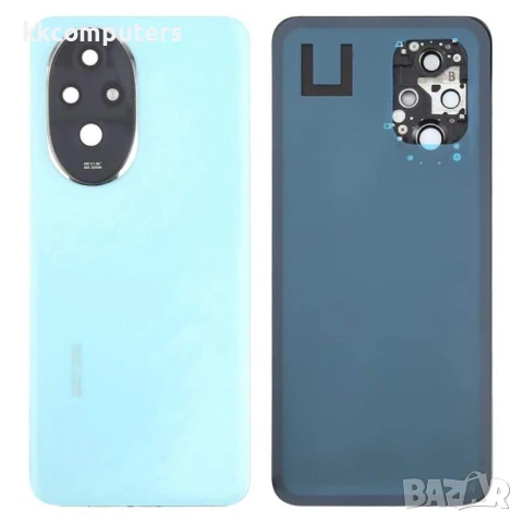 Оригинален заден капак със стъкло за камерата за Honor 200 5G – Черен / Бял / Син, снимка 2 - Резервни части за телефони - 51024257
