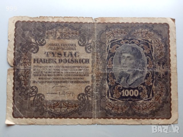 1000 марки 1919 Полша