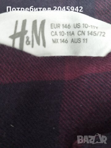 Риза за момиче H&M, снимка 3 - Детски ризи - 31251953