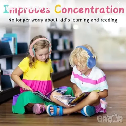 Нови Шумопотискащи детски слушалки SNR 29dB – идеални за аутизъм шум, снимка 5 - Други - 49373656