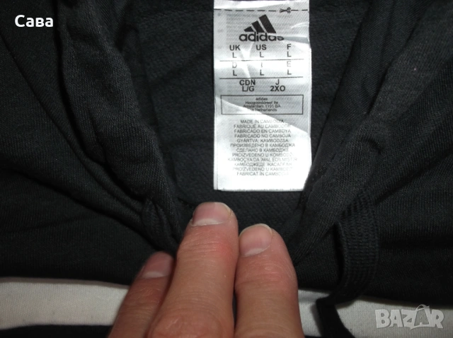 Суичър ADIDAS  мъжки,Л, снимка 3 - Суичъри - 54169340
