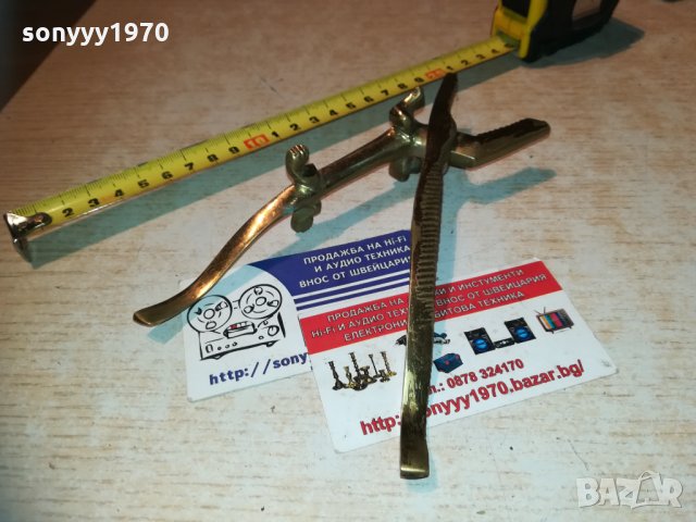 антика-мед/месинг-кроко 2912201618, снимка 2 - Колекции - 31251762