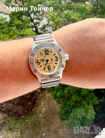 Восток Komandirskie 31J 100м Diver 350749, снимка 8 - Мъжки - 55776067