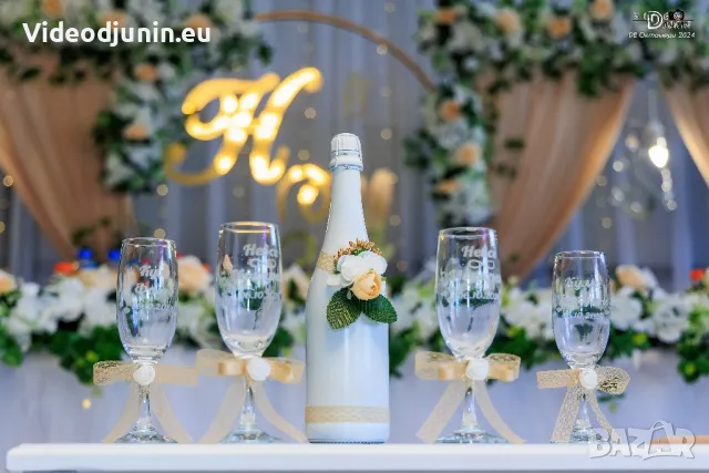 Гравирани сватбени чаши , снимка 5 - Декорация - 48735820