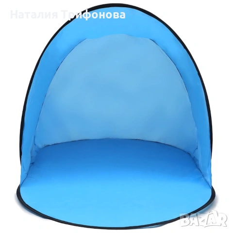 Автоматична плажна палатка с параван, UV защита 30+, 150x150x90 см, снимка 6 - Палатки - 54318411