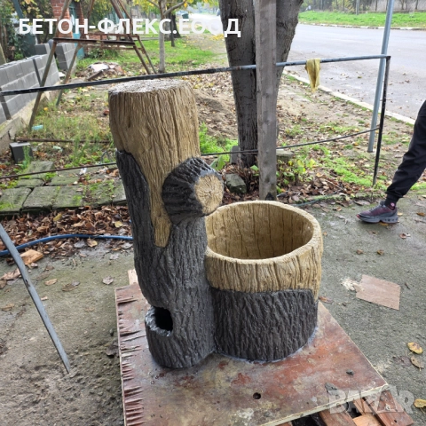 Чешма от Щампован бетон, снимка 5 - Градински мебели, декорация  - 52344591