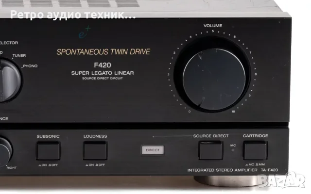 Усилвател Sony TA F420, снимка 3 - Ресийвъри, усилватели, смесителни пултове - 56314552