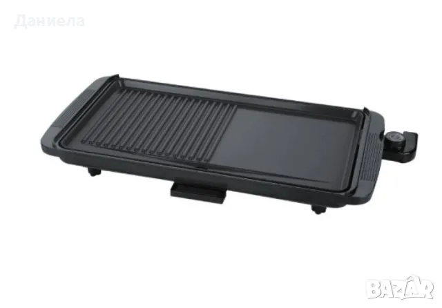 Скара Rosberg, 2000W, плоча с 2 зони на печене, Незалепващо покритие, Черен, снимка 3 - Тостери - 49196900