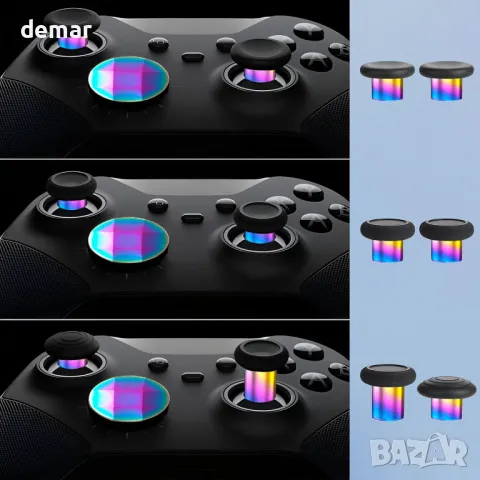 Комплект аксесоари за контролер Elite Series 2, дъга, снимка 5 - Аксесоари - 50421793