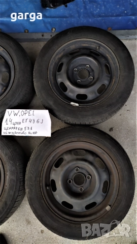 VW;OPEL;CHEVROLET 4 ДЖАНТИ  14 цола , снимка 2 - Гуми и джанти - 52462684