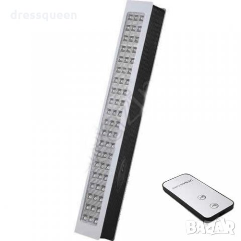 608 Аварийна акумолаторна лампа с 60 LED диода с дистанционно управление, снимка 6 - Настолни лампи - 30908865