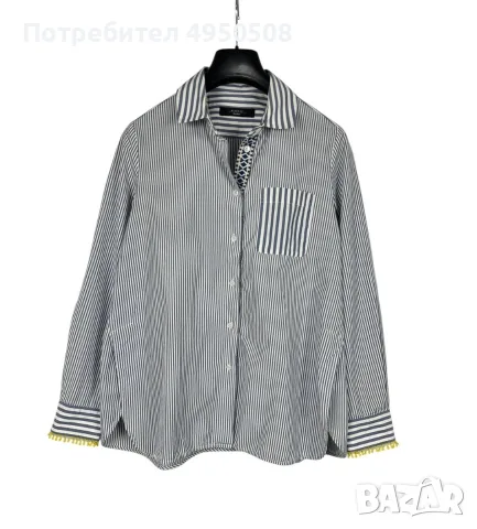 Уикенд риза с райета от Max Mara, снимка 9 - Ризи - 56168982