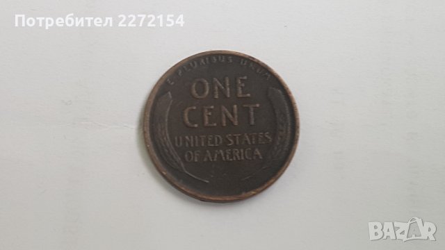 1 цент one cent 1919, снимка 1 - Нумизматика и бонистика - 39834398