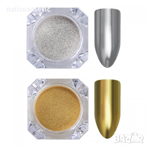Прах за огледален ефект, декорация на маникюр, снимка 2 - Продукти за маникюр - 16099344