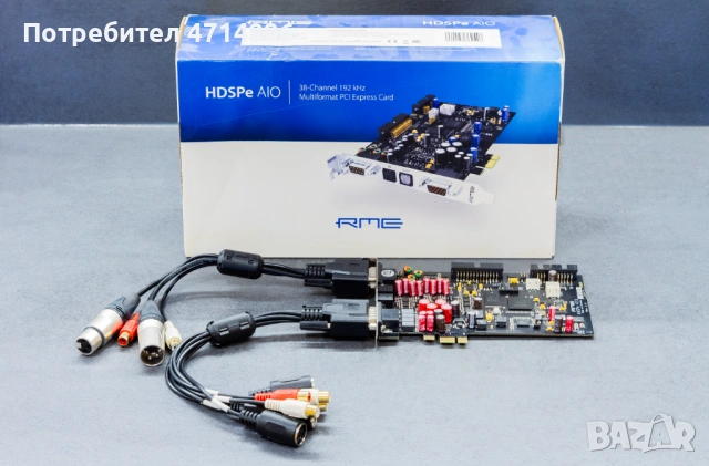 RME HDSPe AIO - професионална звукова карта / звуков интерфейс, снимка 2 - Други - 53169523