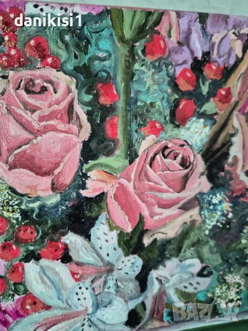 Авторска артина маслени бои , снимка 3 - Картини - 54326735