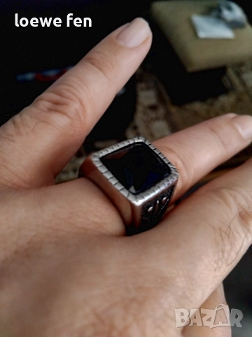 Голям мъжки пръстен подходящ за съчетаване с часовници!