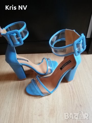 Елегантни сандали на ток , снимка 1 - Сандали - 30813362