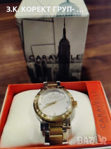 CaraVelle New York - Дамски часовник с циркони, снимка 1 - Дамски - 40825788
