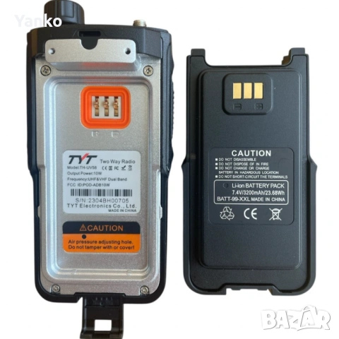 Професионална двулентова радиостанция TH-UV58, снимка 4 - Друга електроника - 53969081